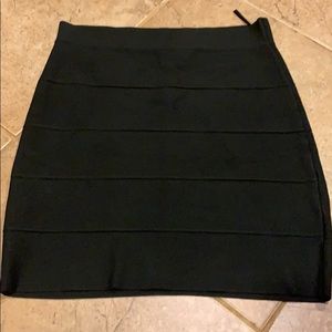 BCBGMAXAZRIA Black Bandage Skirt